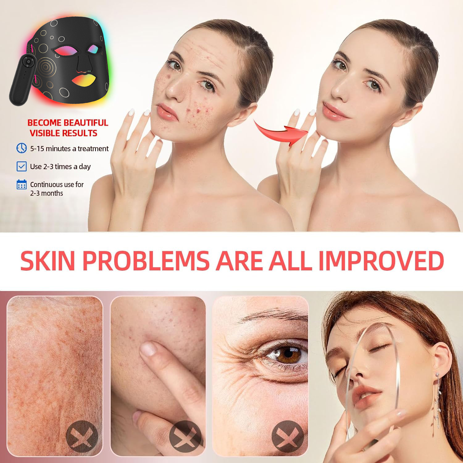 red light therapy facial mask ff01 red light therapy facial mask ff01