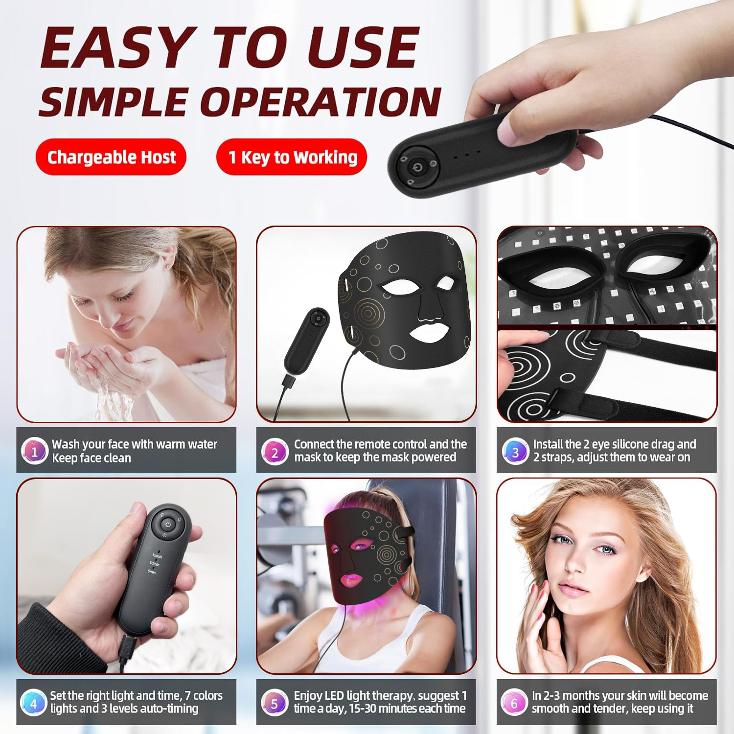 red light therapy facial mask ff01 red light therapy facial mask ff01