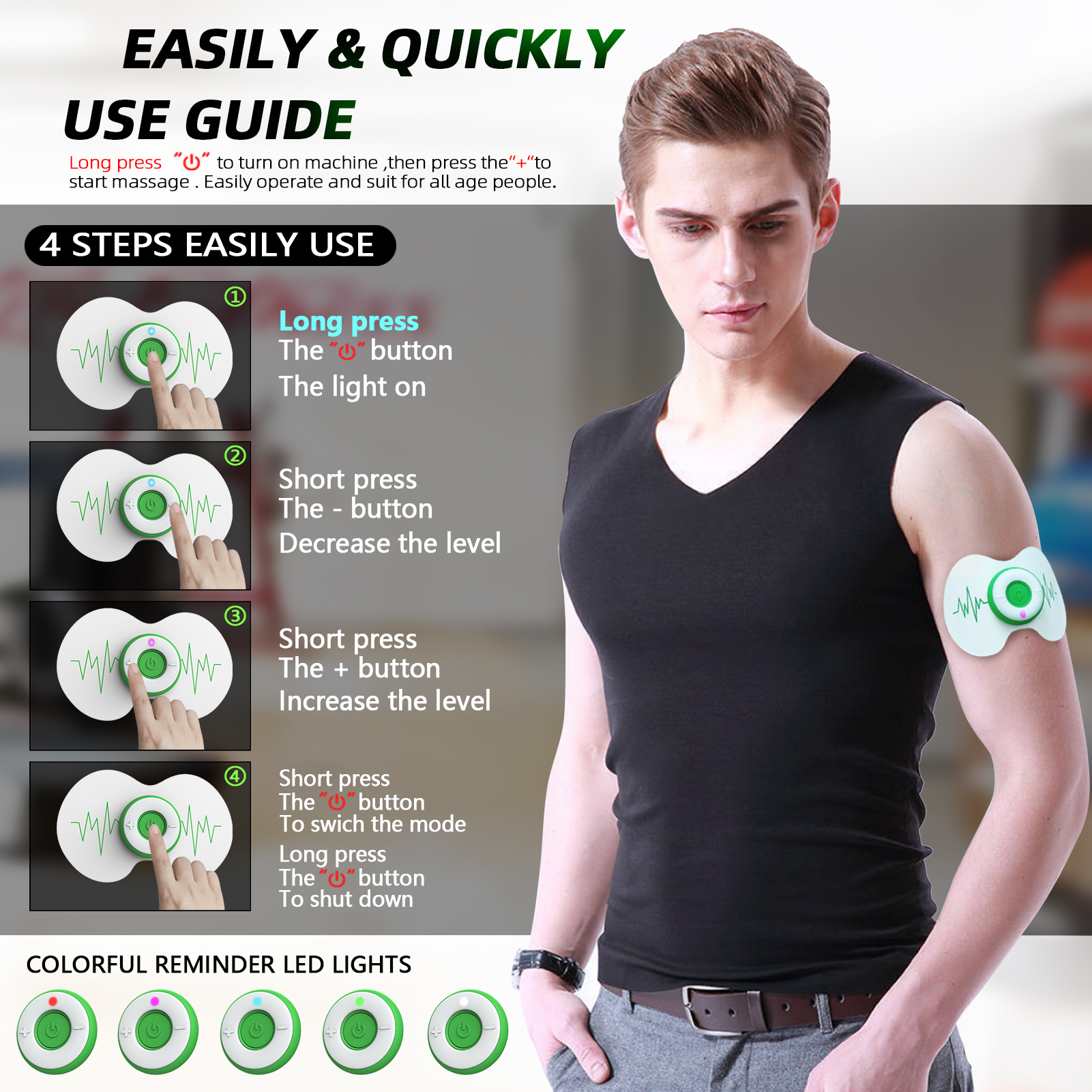 wireless tens unit muscle stimulator xyh 20(white) wireless tens unit muscle stimulator xyh 20(white)