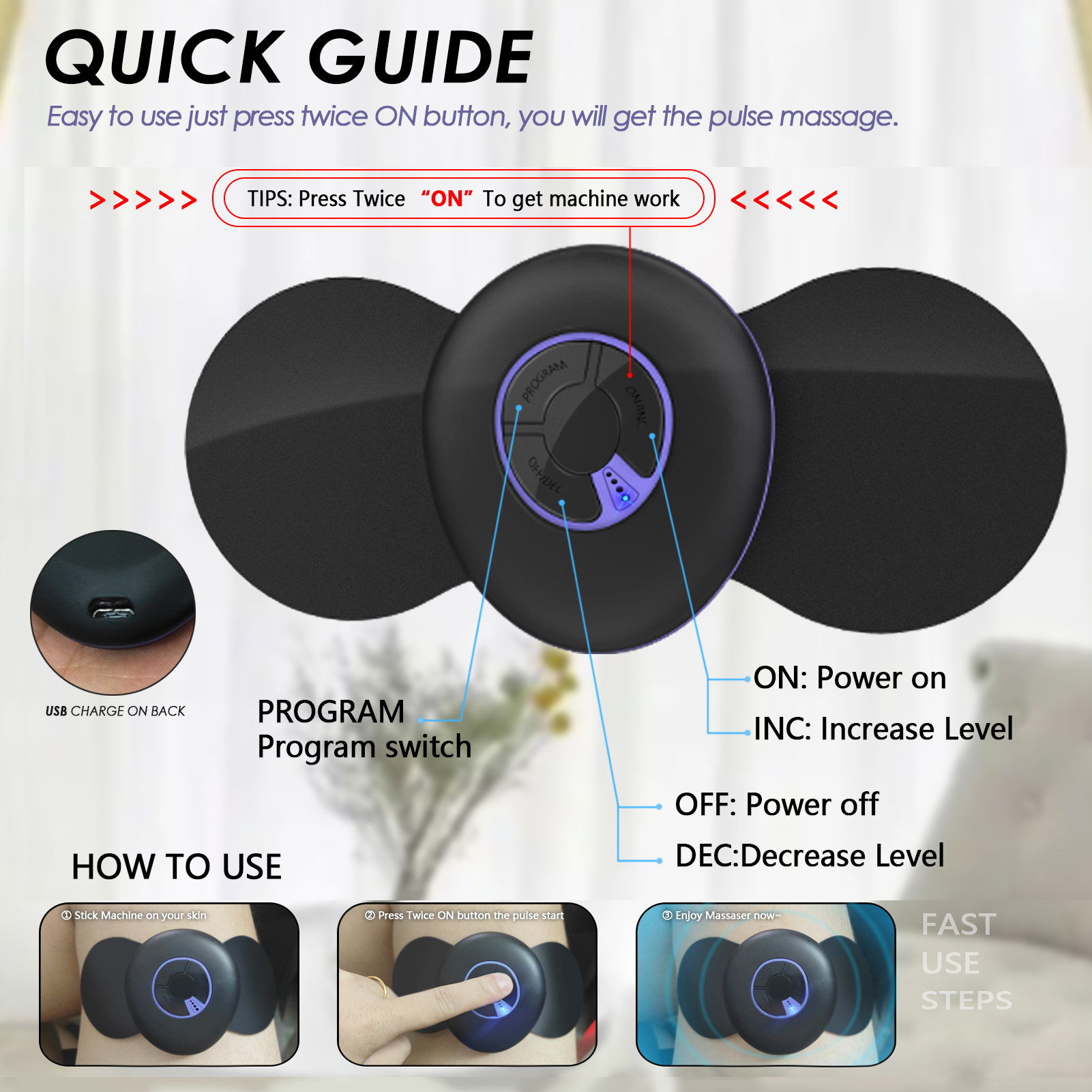 wireless tens unit muscle stimulator oa2 wireless tens unit muscle stimulator oa2